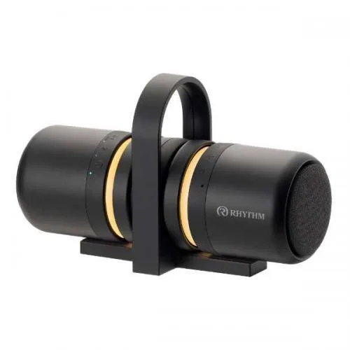 リズム時計 RHYTHM 防水Bluetoothスピーカー ブラック 9YYA30RH02〈9YYA30RH02〉