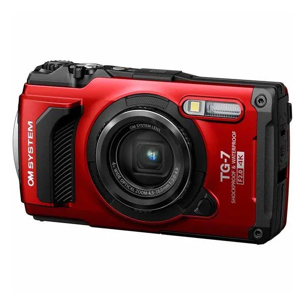【ラッピング可】【即日発送】【新品】OM SYSTEM オーエムシステム デジタルカメラ Tough TG-7 レッド