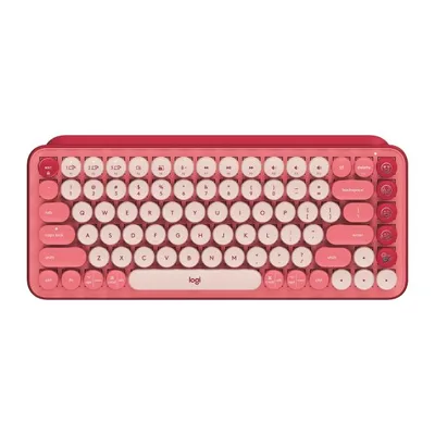 爆買 Logitech Pop Keys Rose メカニカル ワイヤレス キーボード ローズ 英語配列 bluetooth Logi Bolt Unifying非対応 一年間保証輸入品