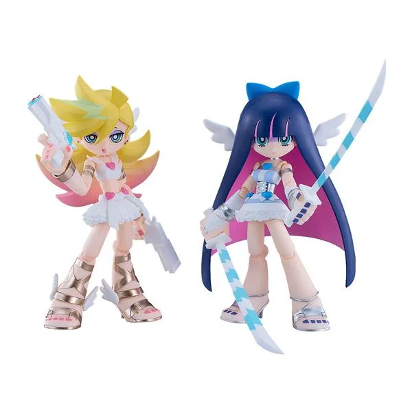 送料無料◆グッドスマイルカンパニー figma 『Newパンスト』 パンティ&ストッキング エンジェルver. セット 完成品可動フィギュア 【未定予約】