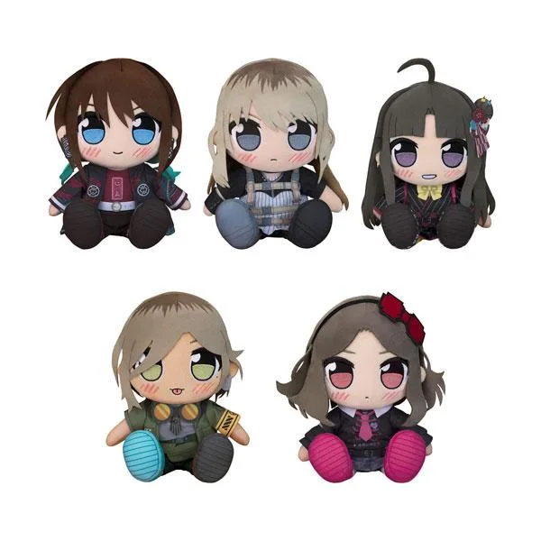 送料無料◆グッドスマイルカンパニー くりぱん 『ガールズバンドクライ』 11話ライブ衣装 ぬいぐるみ (仁菜/桃香/すばる/ルパ/智) セット商品 【3月予約】