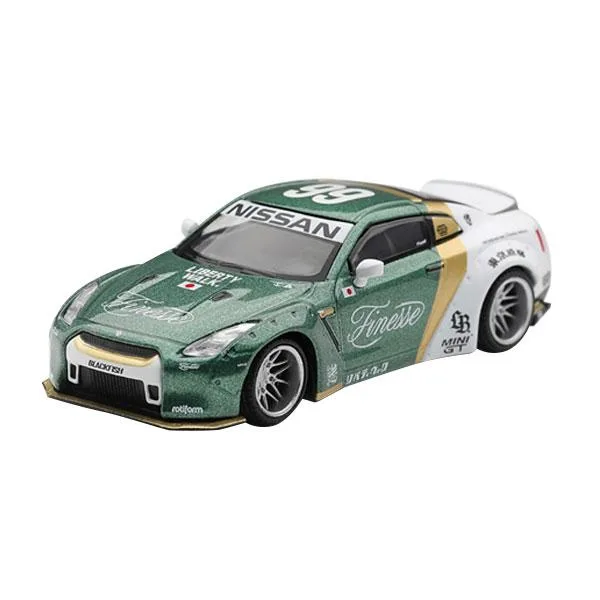 MINI-GT 1/64 LB★WORKS Nissan GT-R R35 タイプ1 カスタム ダックテイル オートフィネス(左ハンドル) ミニカー MGT01093-L 【未定予約】