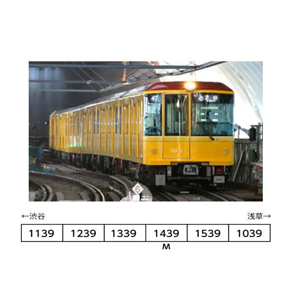 送料無料◆6012b ポポンデッタ 東京メトロ銀座線1000系 特別仕様車改良版 6両セット Nゲージ 鉄道模型 【未定予約】