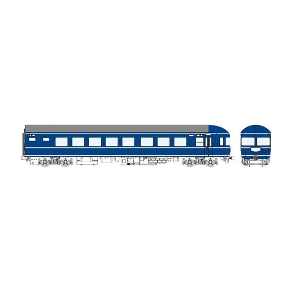 送料無料◆TW20B-F012A3 トラムウェイ ナハネフ22 (3本帯) 1/80スケール 鉄道模型 【未定予約】