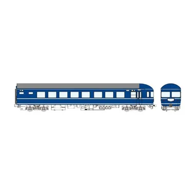 送料無料◆TW20B-F012A3 トラムウェイ ナハネフ22 (3本帯) 1/80スケール 鉄道模型 【未定予約】