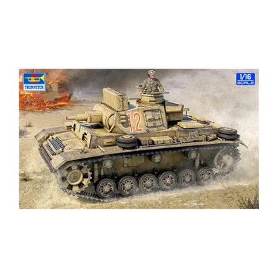 送料無料◆トランペッター 1/16 III号戦車 N型 ”チュニジア” プラモデル 00957 【11月予約】