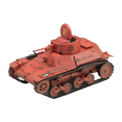 ファインモールド 1/35 ガールズ&パンツァー リボンの武者 九七式軽装甲車 テケ 履帯リニューアル 限定品 プラモデル 41116 【未定予約】