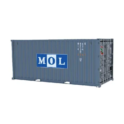 フジミ模型 車NEXTシリーズ 1/24 20ft ドライコンテナ MOL(グレー) プラモデル No.1103 【1月予約】