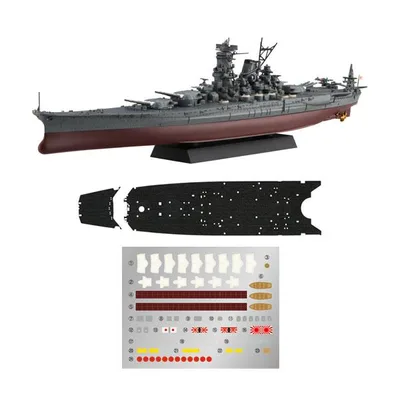 フジミ模型 艦NEXTシリーズ 1/700 日本海軍戦艦 武蔵 特別仕様(木甲板シール付き/ブラックカラー) プラモデル No.2 EX-3 【1月予約】