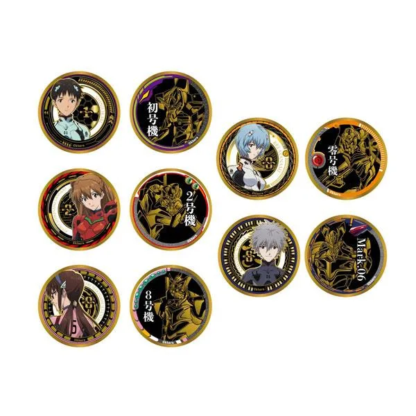 送料無料◆エヴァンゲリオン 金バッジ vol.1 (1BOX) テンヨー TKB-A14 【12月予約】