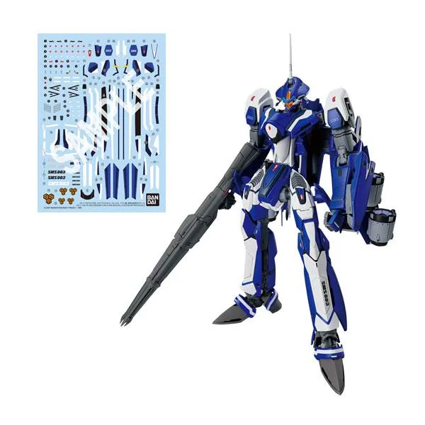 HG 1/100 マクロスF VF-25G メサイアバルキリー (ミハエル・ブラン機) プラモデル+専用水転写式デカール セット販売 バンダイスピリッツ (ZP170561)