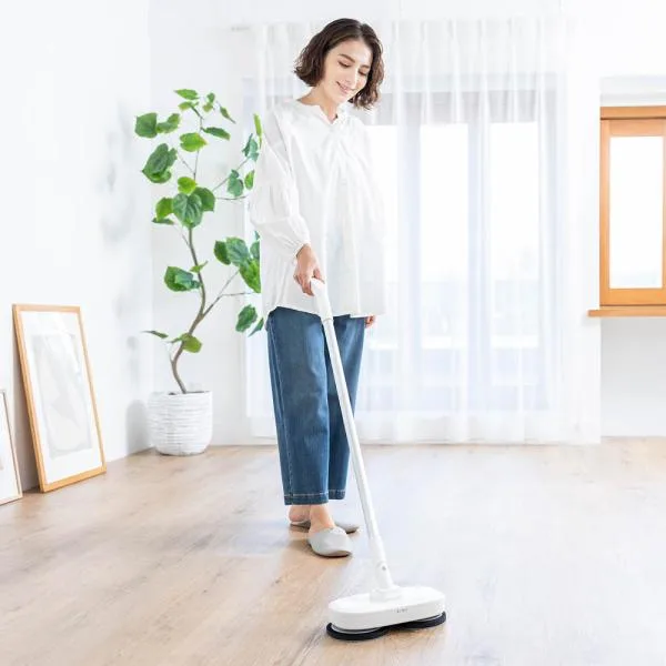 日本製マイクロファイバー AiMY プレミアムモップクリーナー 替えパッド2枚付き 掃除 お手入れ用品 掃除機 クリーナー 622701 ディノス
