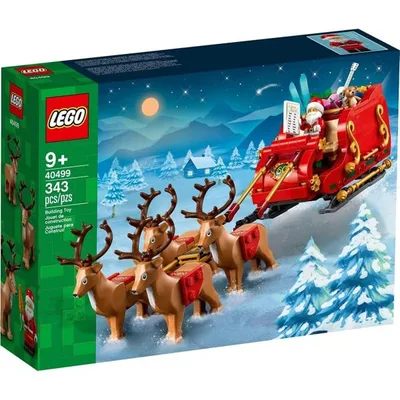レゴ LEGO クリスマス サンタのそり 40499 おもちゃ 玩具 ブロック 男の子 女の子 おうち時間 大人 オトナレゴ ゲーム キャラクター プレゼント