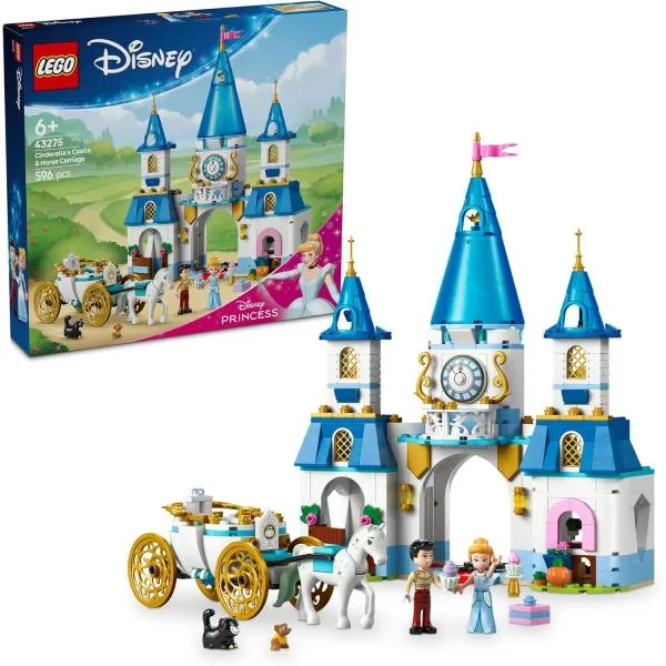 レゴ LEGO ディズニープリンセス シンデレラのおしろと馬車 43275 おもちゃ