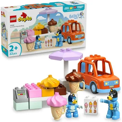 レゴ LEGO ブルーイ ブルーイとアイスクリームを買いに行こう 10458 おもちゃ 誕生日 プレゼント ブロック 知育 動物 生き物 フィギュア グッズ ゲーム 送料無料