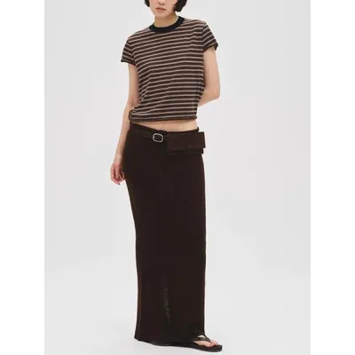 トゥデイフル TODAYFUL 2027springsummer ボトムス Miniboucle Knit Skirt 3月上旬〜下旬予約 ミニブークレニットスカート ロング丈