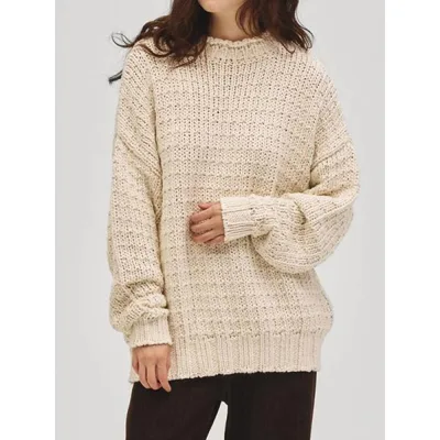 トゥデイフル TODAYFUL 2027springsummer トップス Cotton100% Lowgauge Knit 2月上旬〜下旬予約 コットン100% ローゲージニット 長袖 ミドル丈 12710520