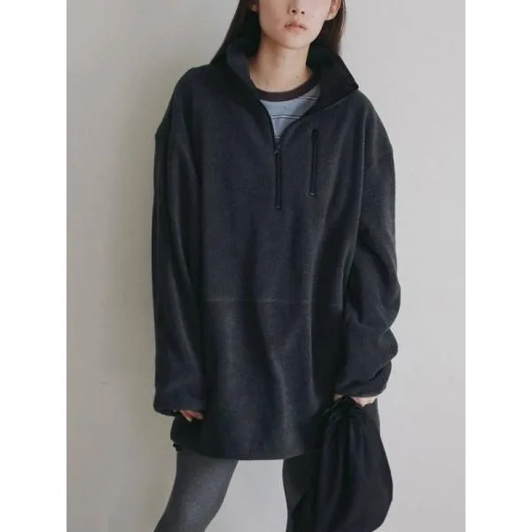 アンヌーク anuke 2026Prefall ワンピース Fleece 2way Onepiece 一部10月下旬〜11月中旬予約 フリースツーウェイワンピース ショート丈 長袖 26秋冬 62620307