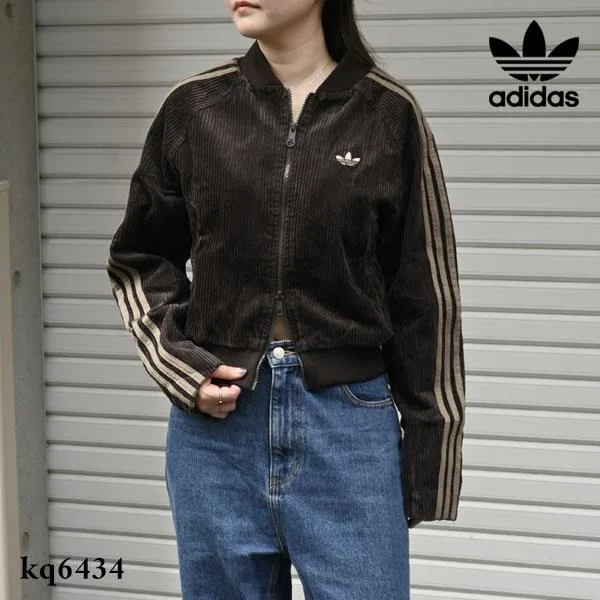 ディダスオリジナルス コーデュロイSSTトラックトップ アウター adidas originals ジャケット ブルゾン 長袖 ミドル丈 トレフォイルロゴ