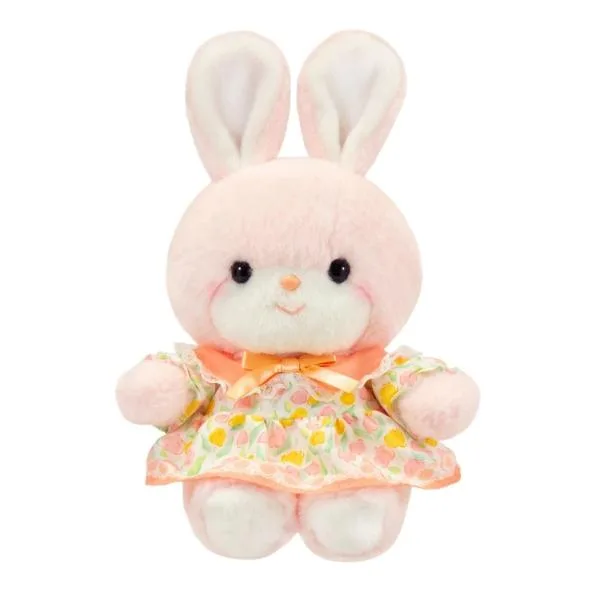 レトロぬいぐるみこれくしょん クリーミーうさぎ 180619 吉徳 23.5cm うさぎ ウサギ うさちゃん レトロ 昭和 ぬいぐるみ ノスタルジー