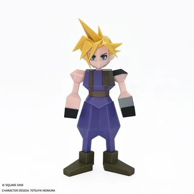 FINAL FANTASY ファイナルファンタジー7 ポリゴンソフビ クラウド 新品