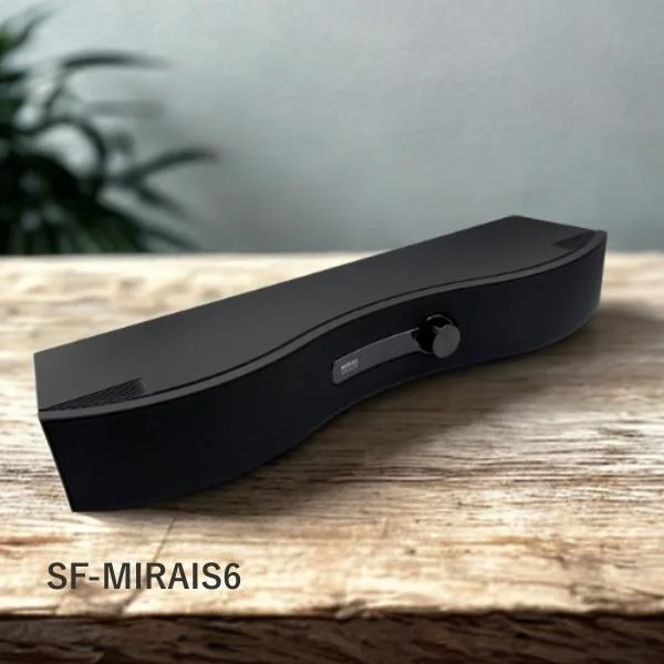 サウンドファン スピーカー ステレオ ミライスピーカー テレビ用スピーカー SF-MIRAIS6 ブラック Sound Fun