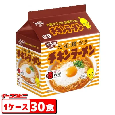 日清食品 チキンラーメン 5食パック x 6袋(計30食) インスタントターメン 袋めん