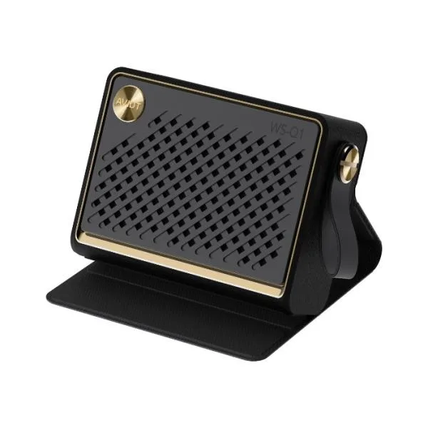 AVIOT WS-Q1PNK ピエール中野コラボモデル ブラック【WS-Q1PNK-BK】ワイヤレススピーカー Bluetooth マルチポイント ピピーカー アビオット