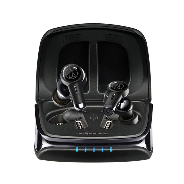 audio-technica ATH-TWX9MK2 BK ワイヤレスイヤホン ハイレゾ ノイズキャンセリング 外音取り込み 深紫外線除菌システム オーディオテクニカ