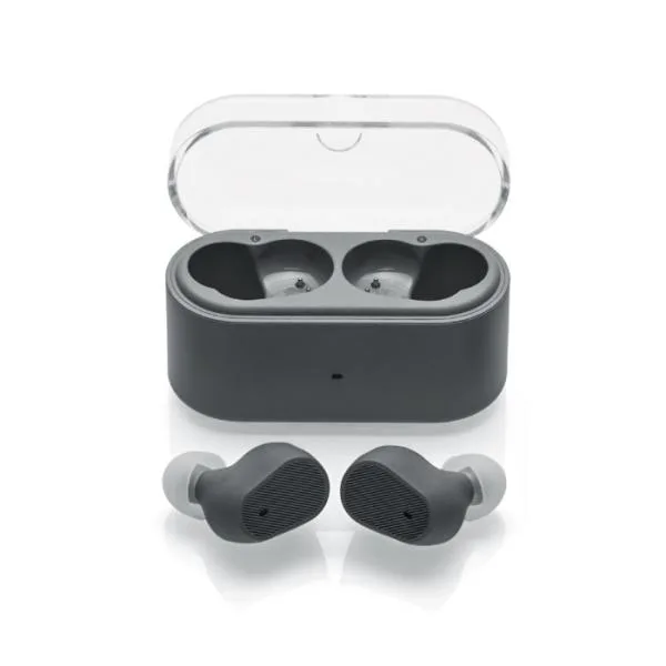 水月雨 (MOONDROP) Pudding ダークグレー 完全ワイヤレスイヤホン Bluetoothノイズキャンセリング アダプティブANC LHDC-V 対応 ムーンドロップ スイゲツアメ