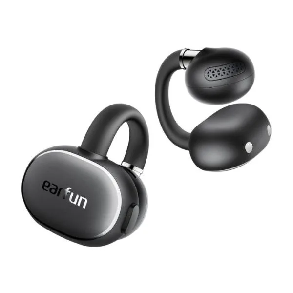 EarFun EarFun Clip 2 Black ワイヤレスイヤホン Bluetooth 無線 イヤーカフ型 耳を塞がない ハイレゾ LDAC 最大40時間再生 IP55防水・防塵 イヤーファン