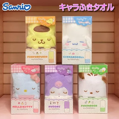 サンリオ マイクロフェイスタオル キティ クロミ ポムポムプリン シナモンロール ポチャッコ 入学 入園 送料無料 プレゼント