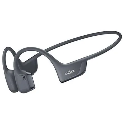 ショックス ワイヤレス 骨伝導イヤホン IP55 最大12時間 USB-C OpenRun Pro2 SKZ-EP-000030 ブラック系