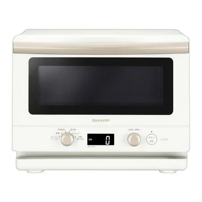 シャープ RE-TD186-W 単機能レンジ らくチン!センサー搭載 フラット庫内 18L ホワイト