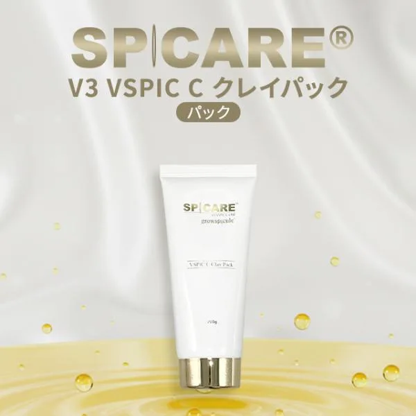 SPICARE スピケア V3 VSPIC C Line クレイパック 200g クレイ フェイスマスク フェイスパック 洗い流す 顔 パック ビタミンC スキンケア 皮脂 毛穴 黒ずみ