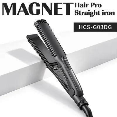 ホリスティックキュア マグネットヘアプロ ストレートアイロン HCS-G03DG ヘアアイロン コンパクト 軽量 海外兼用 ヘアケア 美容室