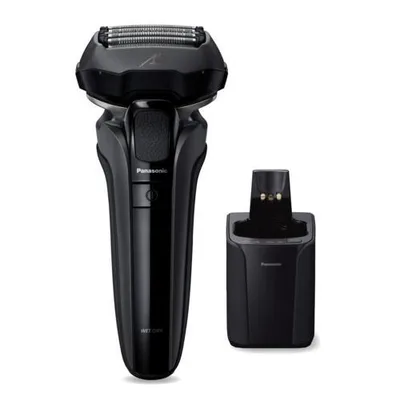 パナソニック(Panasonic) ES-LVHX-K メンズシェーバー ラムダッシュ 5枚刃 洗浄器付き ラムダッシュAI+搭載 密着5Dヘッド採用