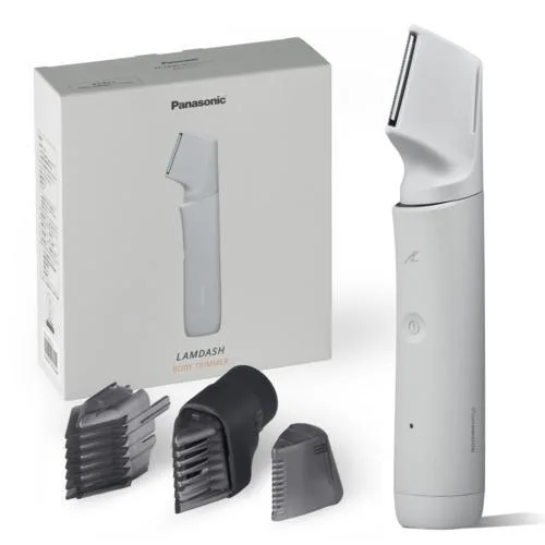 パナソニック(Panasonic) ER-GK9A-H ライトグレー ラムダッシュ ボディトリマー VIO対応 充電式 長さ調整 お風呂剃り可 ボディシェーバー