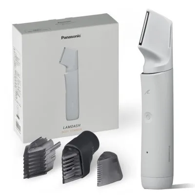 パナソニック(Panasonic) ER-GK9A-H ライトグレー ラムダッシュ ボディトリマー VIO対応 充電式 長さ調整 お風呂剃り可 ボディシェーバー
