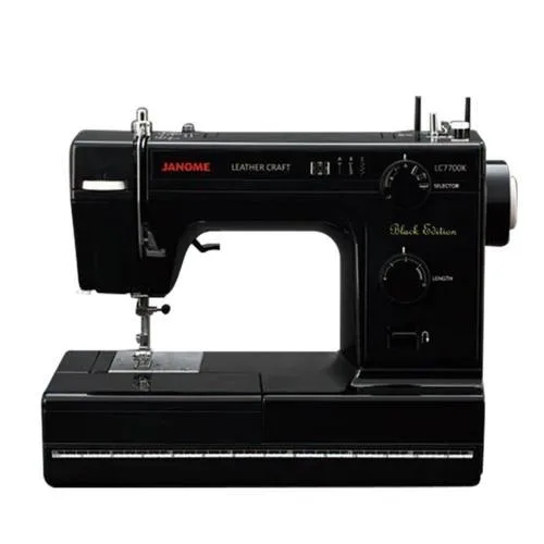 ジャノメ(janome) LC7700K 電動ミシン レザークラフトミシン フットコントローラー付き レザー用標準針付属 ハードケース付き
