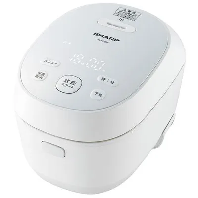 炊飯器 3合炊き シャープ KS-HF05B-W ホワイト 匠の火加減 IHジャー炊飯器 3合炊き