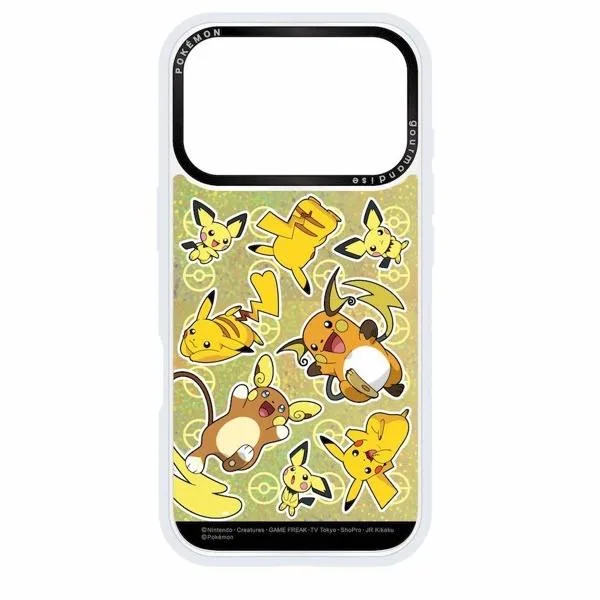 iPhone 18 Pro / 17 Pro ケース ポケモン ポケットモンスター Camera Frame イエロー gourmandise