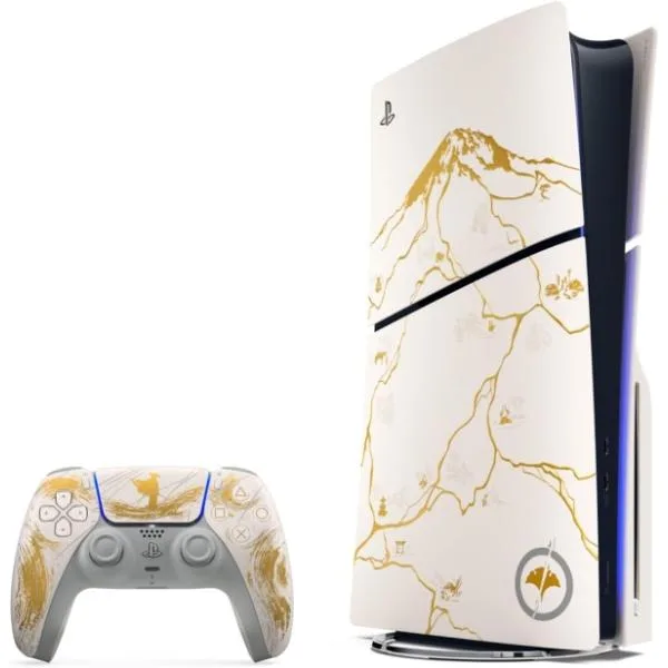 SONY ソニー プレイステーション5 Slimモデル“Ghost of Yotei“ ゴールド リミテッドエディション CFIJ-10029