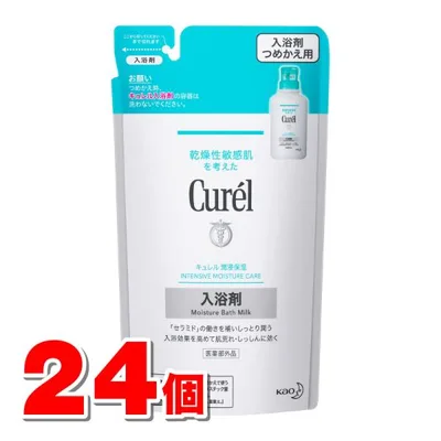 【医薬部外品】 花王 キュレル 入浴剤 詰替 360mL ×24個 ◆
