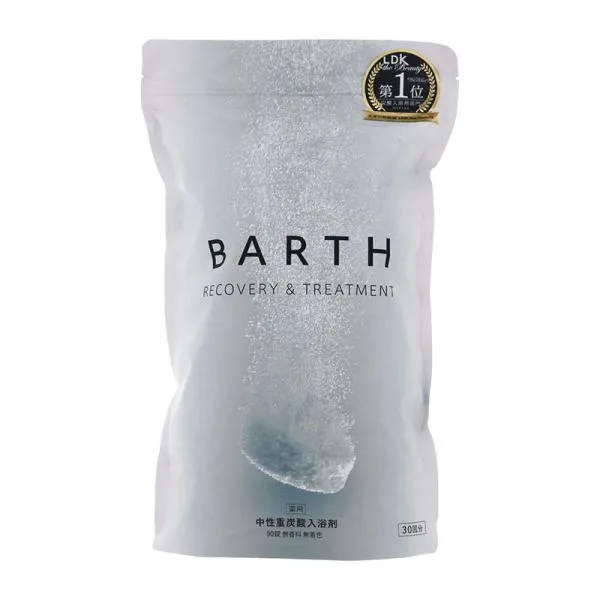 【医薬部外品】 アース製薬 薬用BARTH 中性重炭酸入浴剤 バース 90錠 ○
