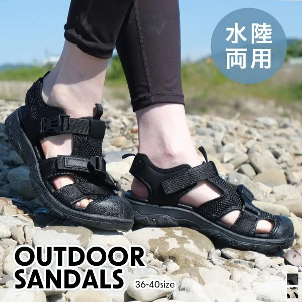 スポーツサンダル レディース 痛くない 歩きやすい 厚底 軽量 スポサン 厚底サンダル 3cmヒール ウォーターシューズ マリンシューズ 水陸両用 AmiAmi アミアミ
