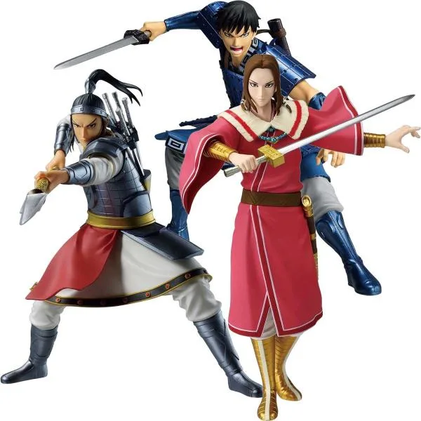 未開封 キングダム フィギュア ネクストジェネレーション 次第の秦国 6大将軍 限定セット 李信・王賁・蒙恬 ライバル3傑