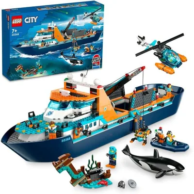 LEGO レゴ 60368 シティ 北極探検船 ブロック玩具 新品 送料無料