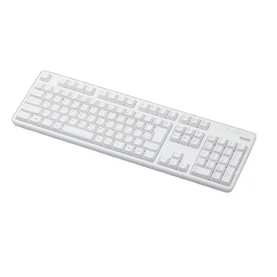 エレコム 無線 フルキーボード メンブレン式 無線キーボード フルサイズ ホワイト TK-FDM106TXWH