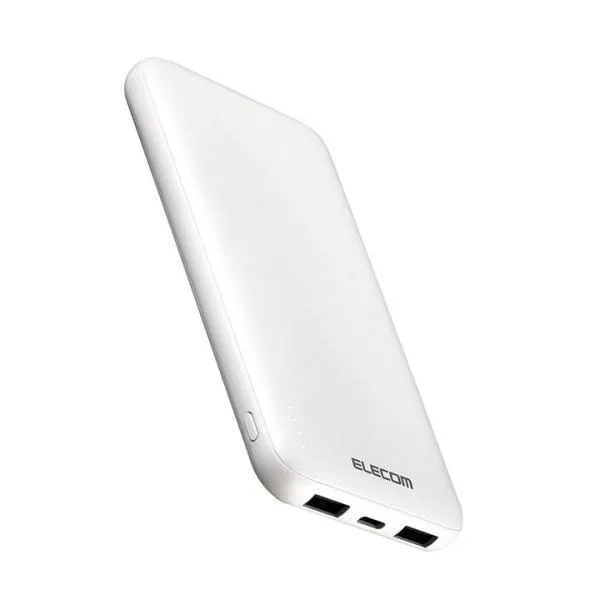 エレコム モバイルバッテリー 5V/3A出力 10000mAh Type-Cx1 USB-Ax2 microBx1 15W リチウムイオン電池 タイプC ホワイト EC-C37WH